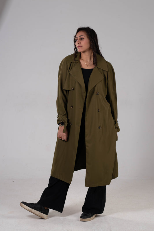 Olive Trench Coat