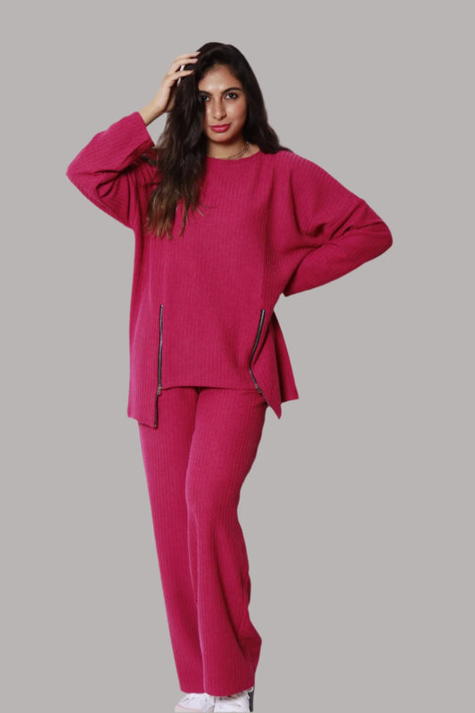 Fuchsia Rib Set